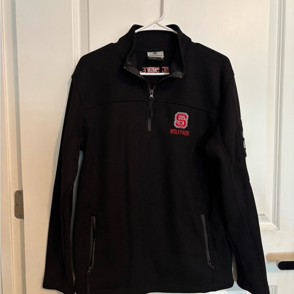 Black NC State Wolfpack Quarter-Zip Pullover - Picture 4 of 8